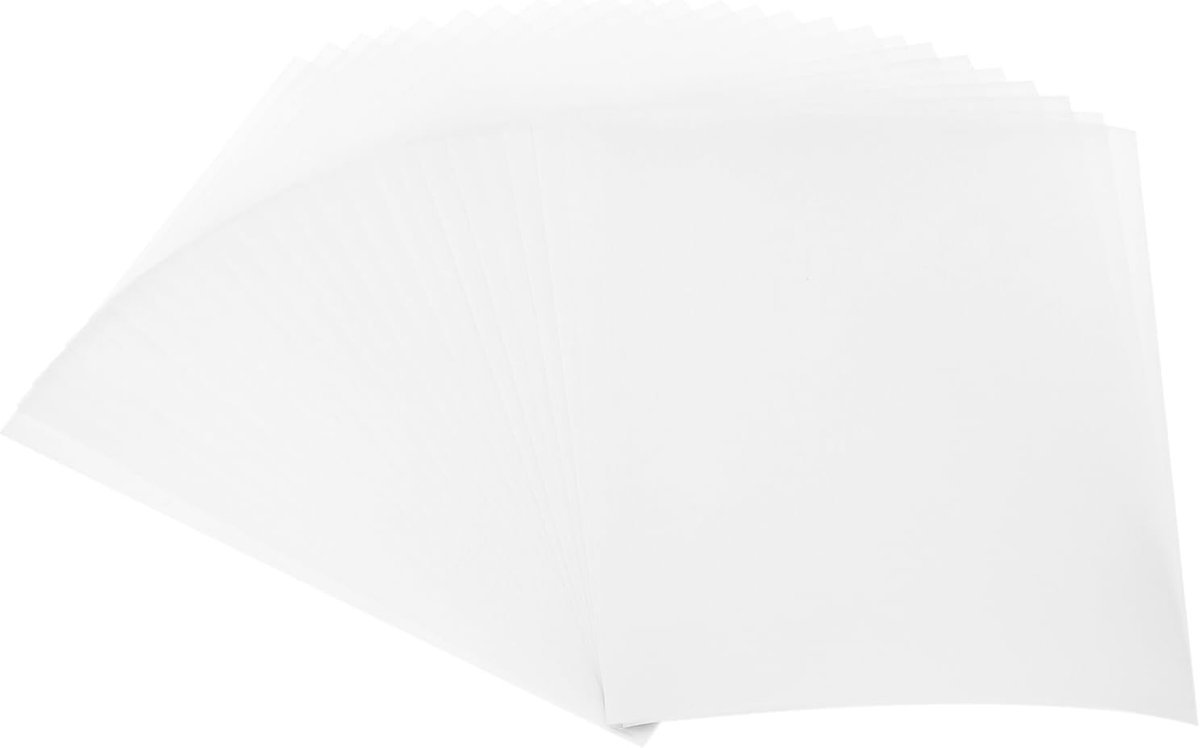 60 vellen vellum papier 4.25x5.5, vellum papier afdrukbaar doorschijnend papier 100GSM gekleurd voor uitnodigingen laser inkjet printkaart maken knutselen bruiloft tracing, wit