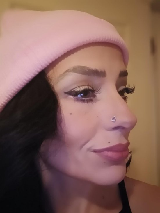 20 g schattige traguspiercing platte oorbellen 6 mm zonder schroefdraad neussteker labret kraakbeen lip Medusa Conch hypoallergeen voor vrouwen mannen — afbeelding 4