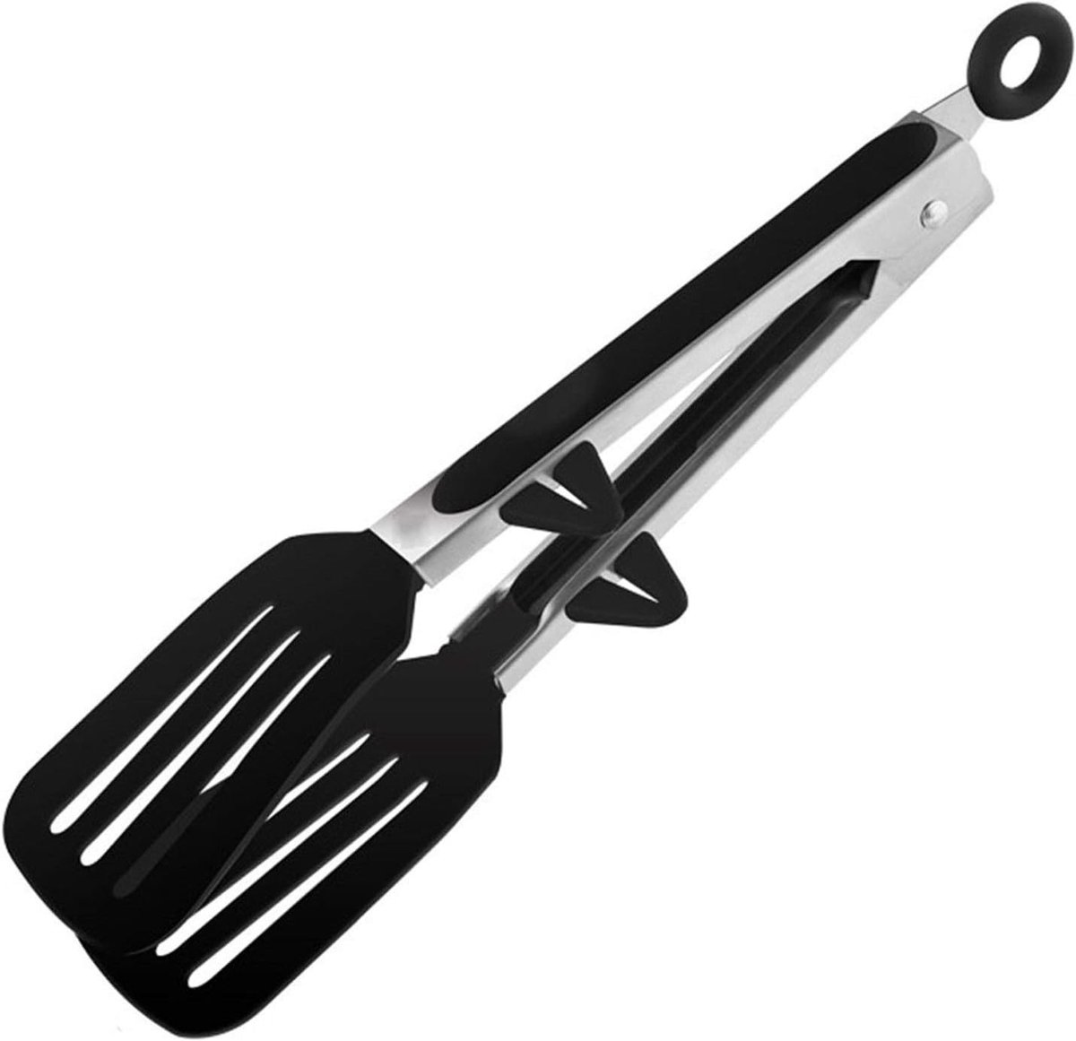 Tang met slot, Grote Tang, koken Tang Met Non-stick siliconen tips, kan worden gebruikt for het roosteren van voedingsmiddelen, salade grillen, Bedienen Grillen