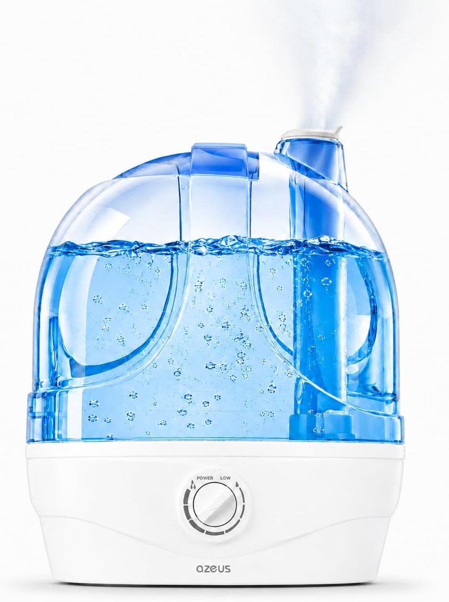 SnelShoppen - Luchtbevochtiger voor Slaapkamer 2,8L Ultrasone Koel Mist Bevochtiger Stille Bovenvulling tot 30 Uur Thuis Baby- en Plantenverzorging