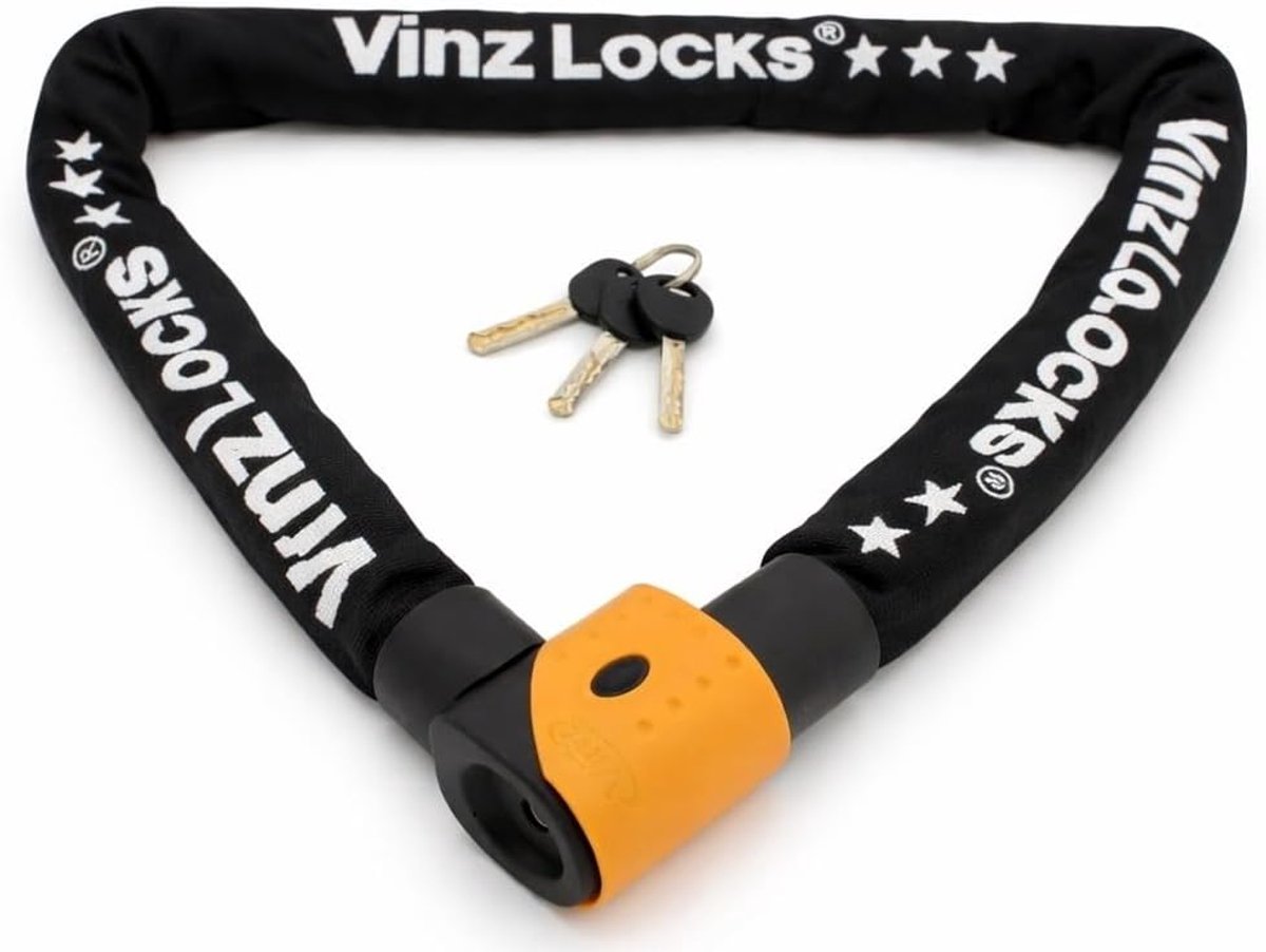 Kettingslot 150 cm - extra dik staal - waterproof en schokbestendig - veilig voor scooter - ShopVlot