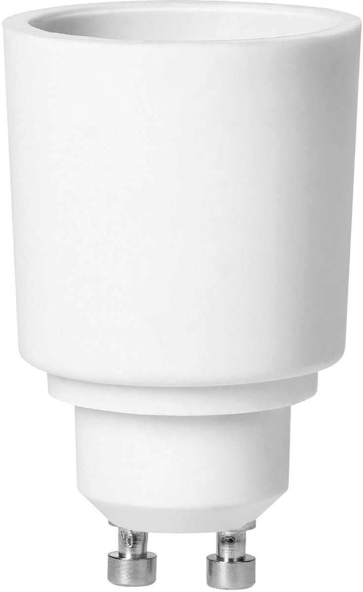 Adapter GU10 naar E27 - Universele converter - Eenvoudige installatie - Geschikt voor verschillende lampen - SnelShoppen
