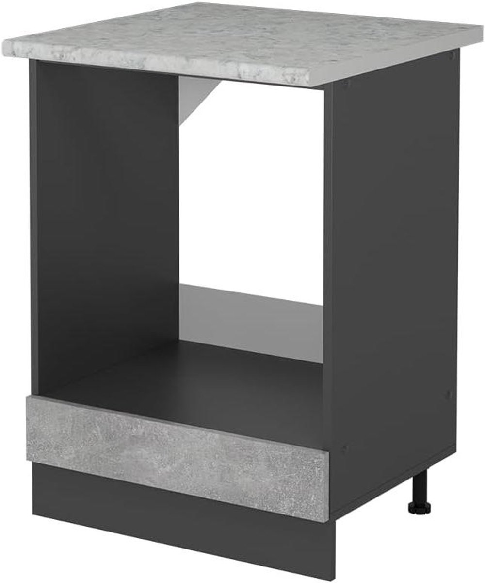 Ovenombouwkast - Inbouwkast Oven - Keuken Inrichten - Perfect Geïntegreerd - 60 cm - Beton