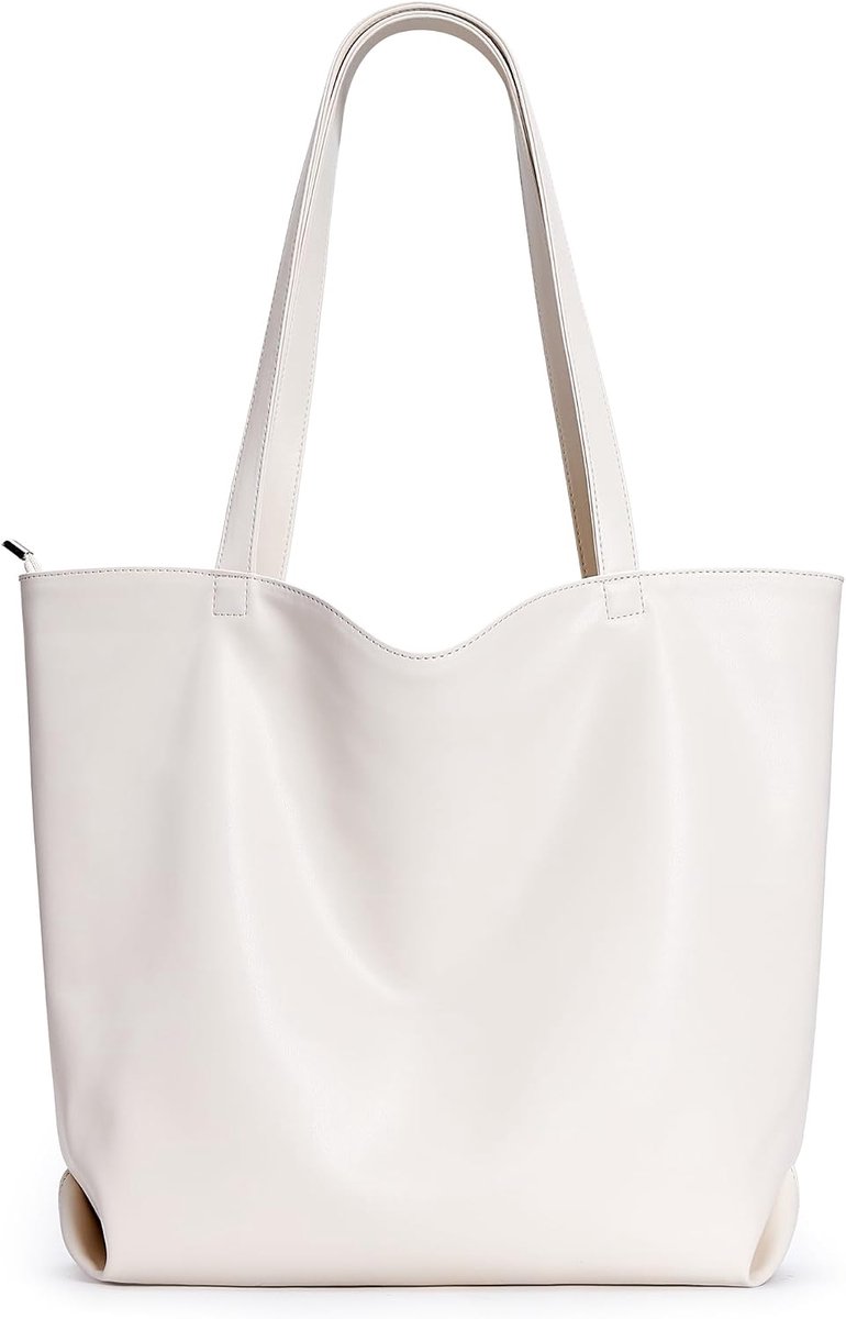 Handtas dames groot - PU leer - schoudertas - ideaal voor school en werk - SnelShoppen