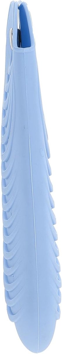 Hittebestendige Pouch - Krultang Mat Styling Tool Cover - Veilig Opbergen - Antislip Golftextuur - 20 x 10 cm - Grijs