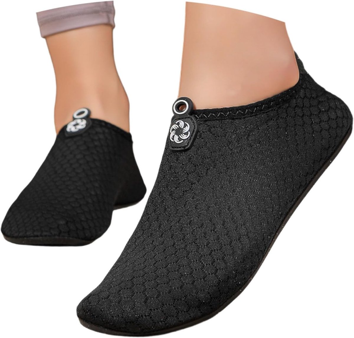 Zomer water schoenen dames - elegant casual - witte stof - perfect voor strand en zwembad - SnelShoppen