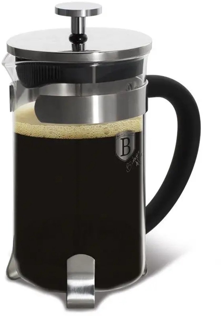 Merkloos Koffie & Theepot 800ml - Stijlvol Glas met RVS