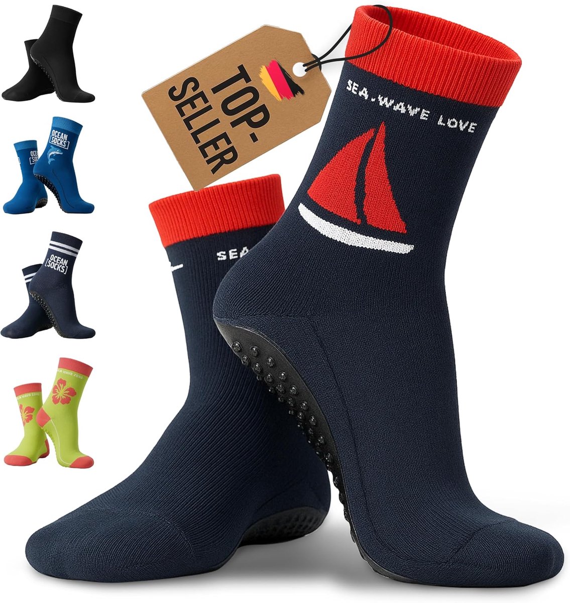 Aqua en strandsokken - non-slip - voor water, strand en wandelingen - ShopVlot