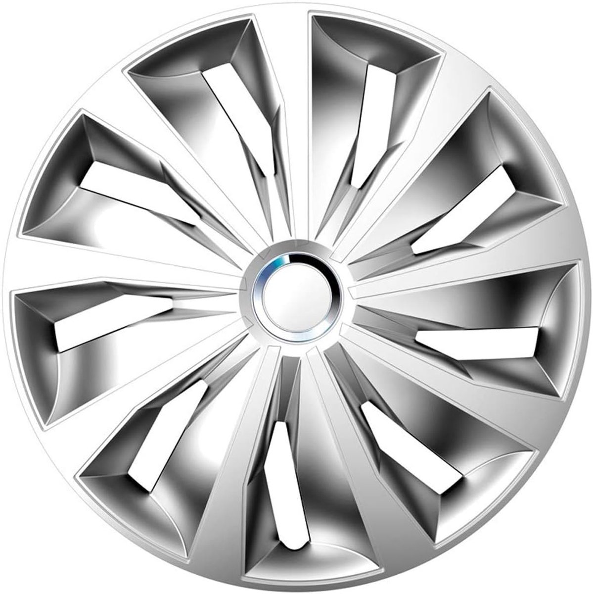 SnelShoppen - 4-delige Set Wielen Trims Grip Pro 14 inch Zilver - Hoogwaardige Auto Accessoires voor Stijlvolle Voertuigen