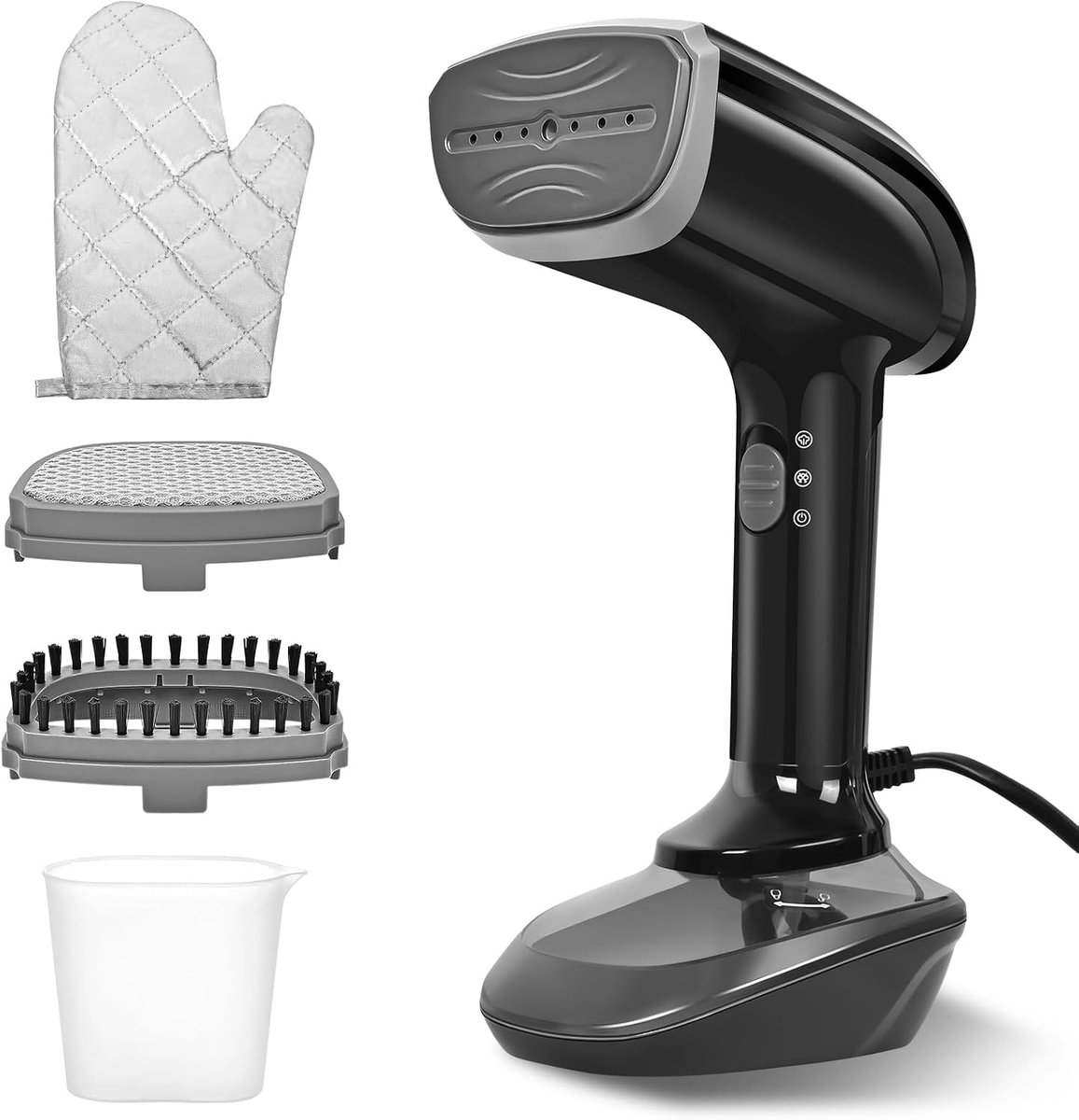 Stoomapparaat 1800W - Snelle keramische verwarmplaat - 25G/min stoom - 2-in-1 kledingstomer voor thuis en op kantoor - ShopVlot
