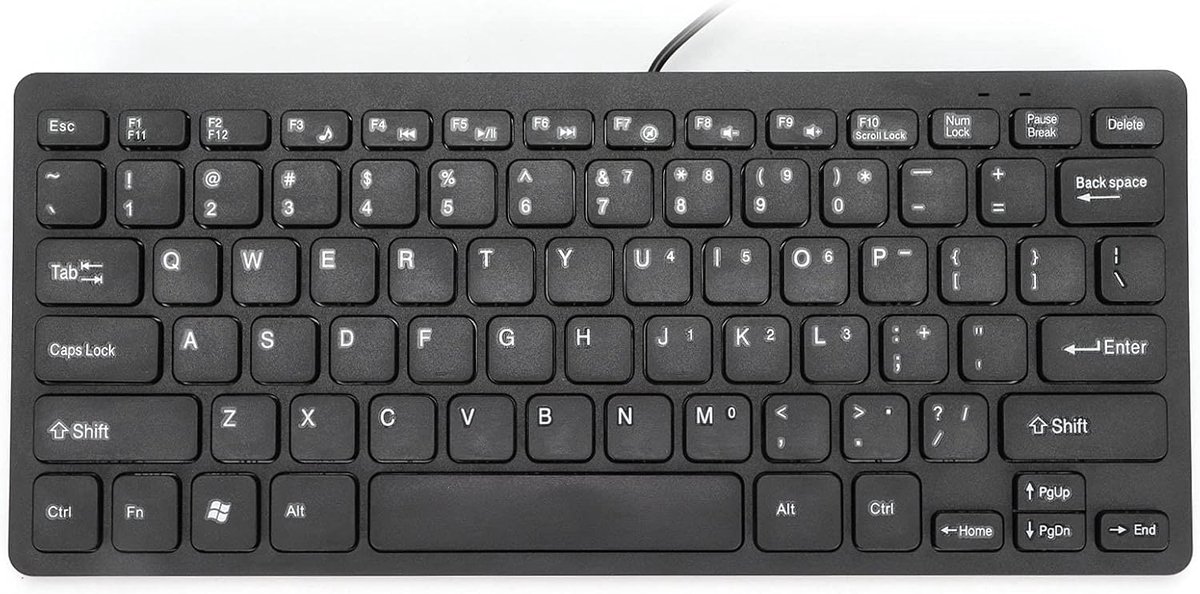 Mini Toetsenbord 78 Toetsen - USB Bedraad - Waterdicht en Geluidsarm - Perfect voor Thuiswerk - ShopVlot
