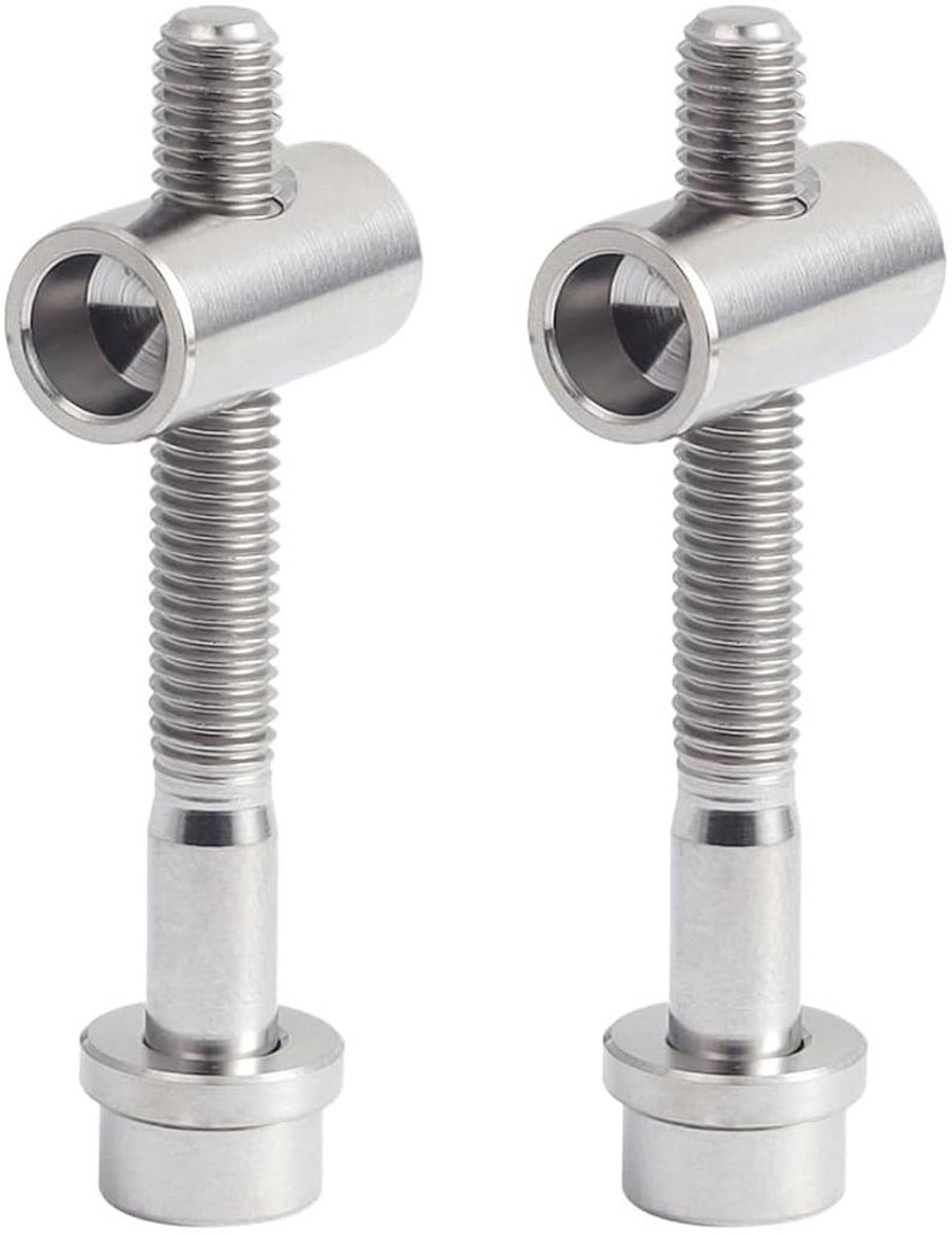 Zadelpen Bouten - Bevestigingsschroeven Fiets - Fiets Reparatie - Titaniumlegering TC4 - M5x40mm - Zwart