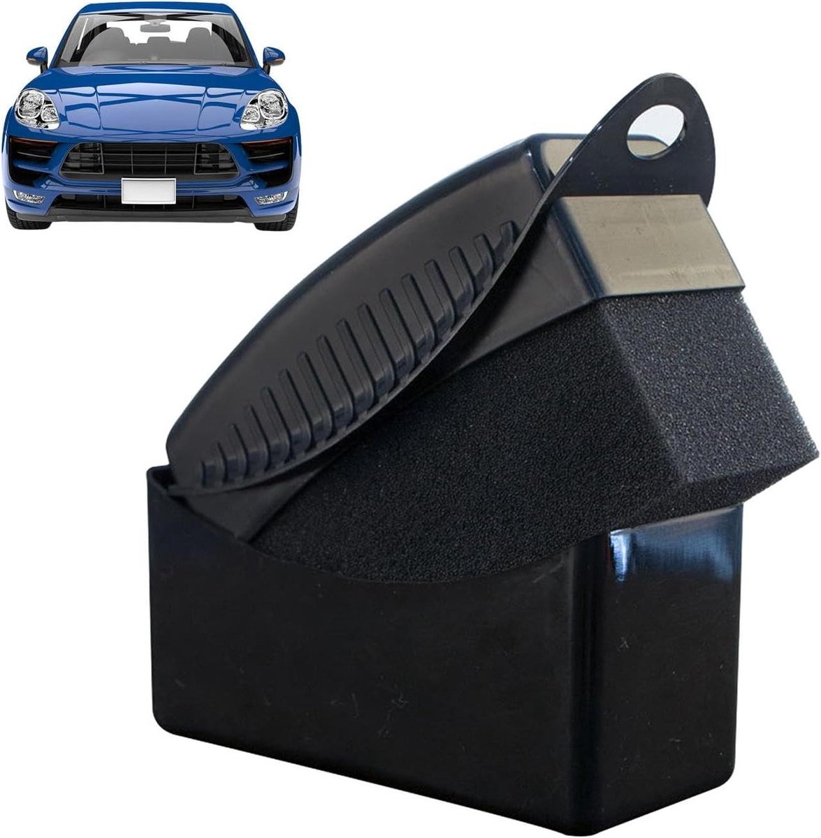 Banden Applicator Spons - Autobanden Spons - Banden Onderhoud - Antislip Ontwerp - 18.5x15.5x15.5 cm - Zwart