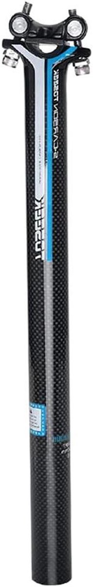 Zadelpen Racefiets - Fietszadelsteun Carbon - Comfortabel Fietsen - Schokbestendig Ontwerp - 308 x 400 mm - Groen
