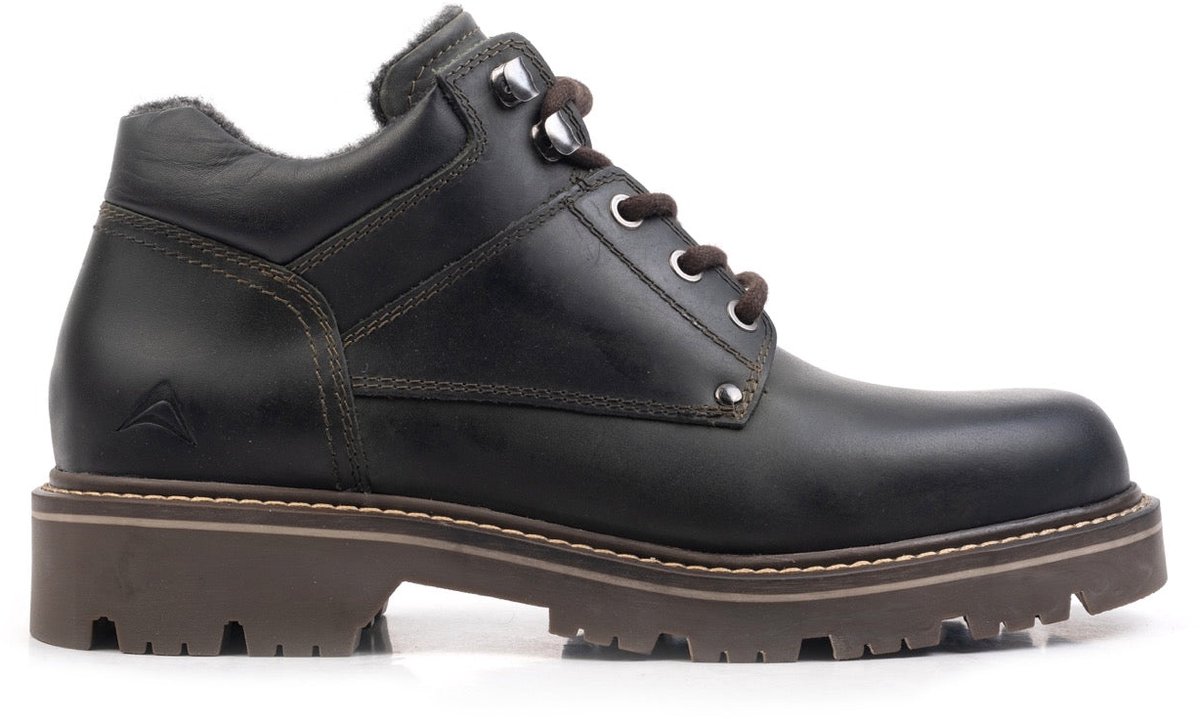 Nordland new thunder ankle boots heren army waxed leer Groen