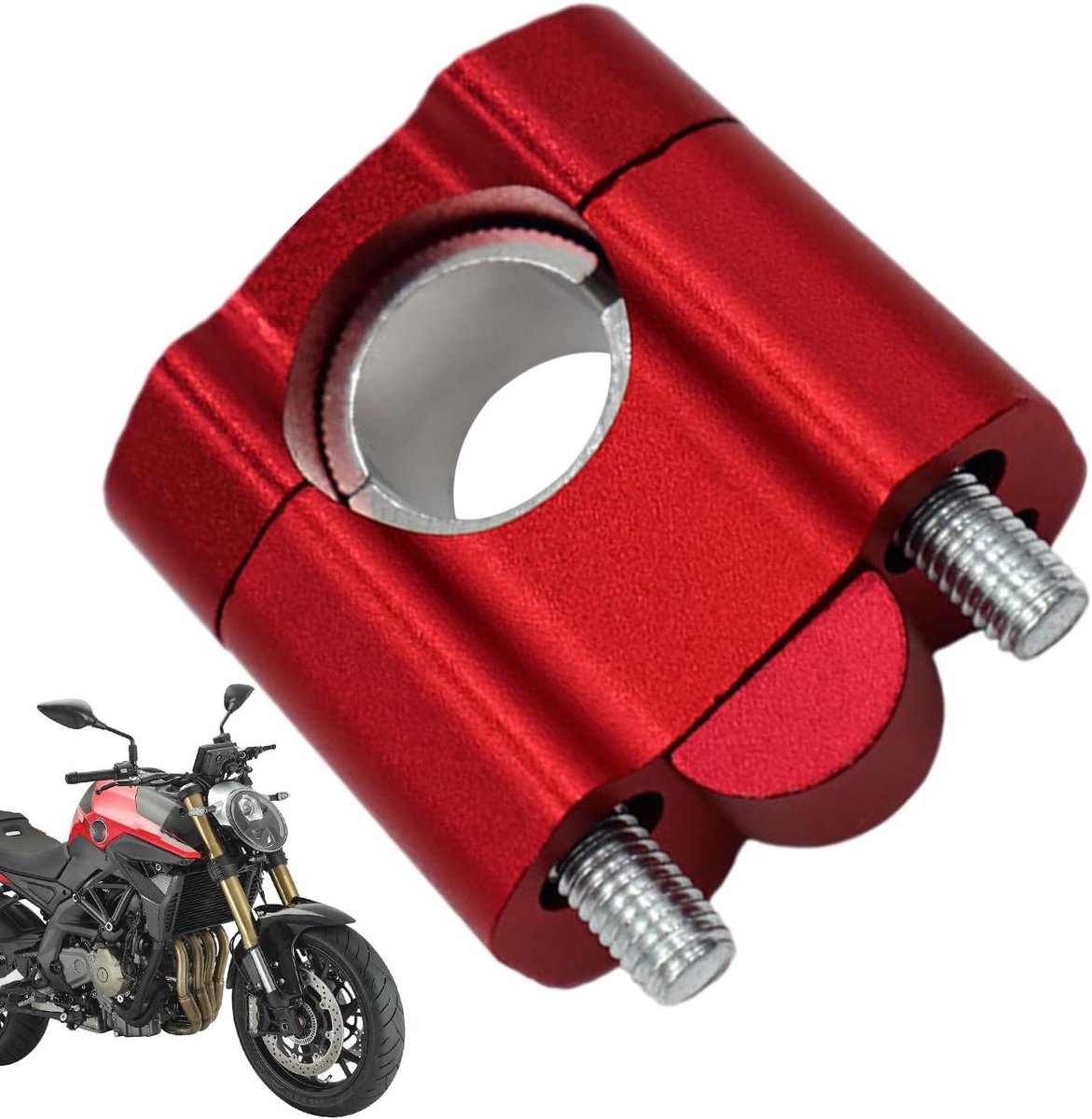 Stuurverhogers Motor - Stuurklem Aluminium - Verbeterde Ergonomie - Eenvoudige Montage - 7/8 tot 1-1/8 inch - Zwart