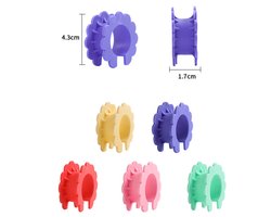 10 Stuks Winddichte Kledinghangergespen - Antislip Drooglijn - Bevestigingsgesp Voor Waslijn - Antislip Hangerclips - Lichtgewicht Wasbevestigingsgespen - Geschikt Voor Waslijnen, Kledinghangers, Kamperen En Reizen