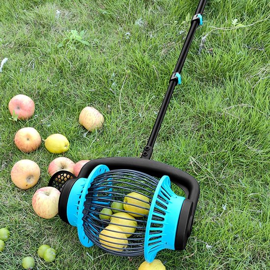 Moer Verzamelaar - Fruit Opraper - Gazon Onderhoud - Telescopische Staaf - Verstelbaar 32-78 inch - Aluminium — afbeelding 2