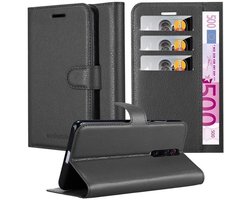 Cadorabo Hoesje geschikt voor Xiaomi Mi 9T / Mi 9T PRO / RedMi K20 / RedMi K20 PRO in PHANTOM ZWART - Beschermhoes met magnetische sluiting, standfunctie en kaartvakje Book Case Cover Etui