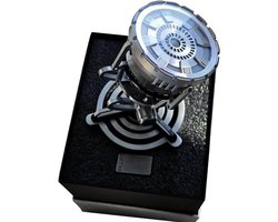 Arc Reactor Model - Sci-fi Display - Verzamelobject Tonen - Interactief Lichteffect - 11 x 11 x 15 cm - Metaal