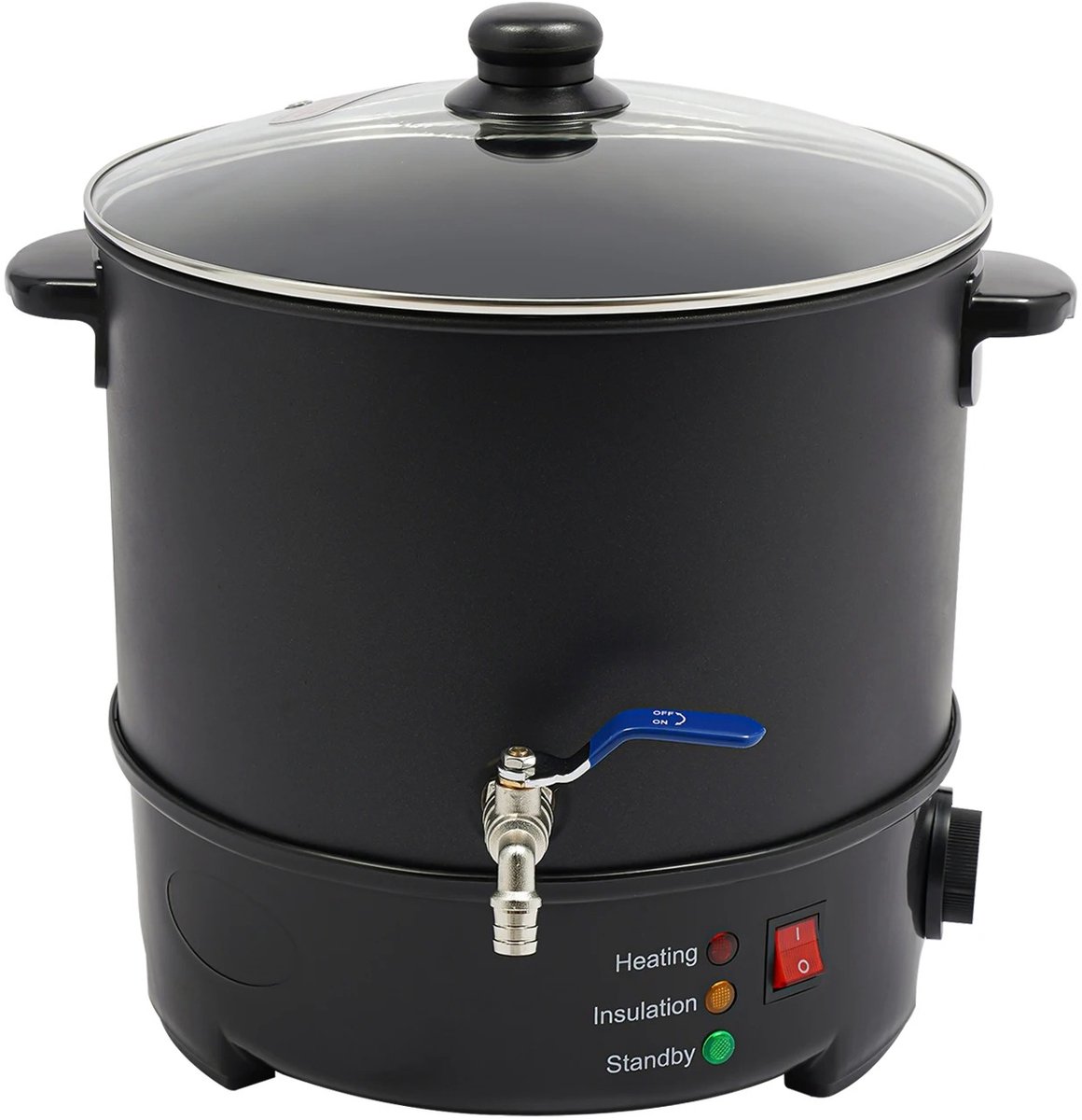 Velori Elektrische Wax Smelter 10L - Kaarsenwas Smeltpot 1000W - RVS Wax Melter met Kraan - Temperatuurregelaar 50-100°C - Voor Kaarsen Maken en DIY Projecten