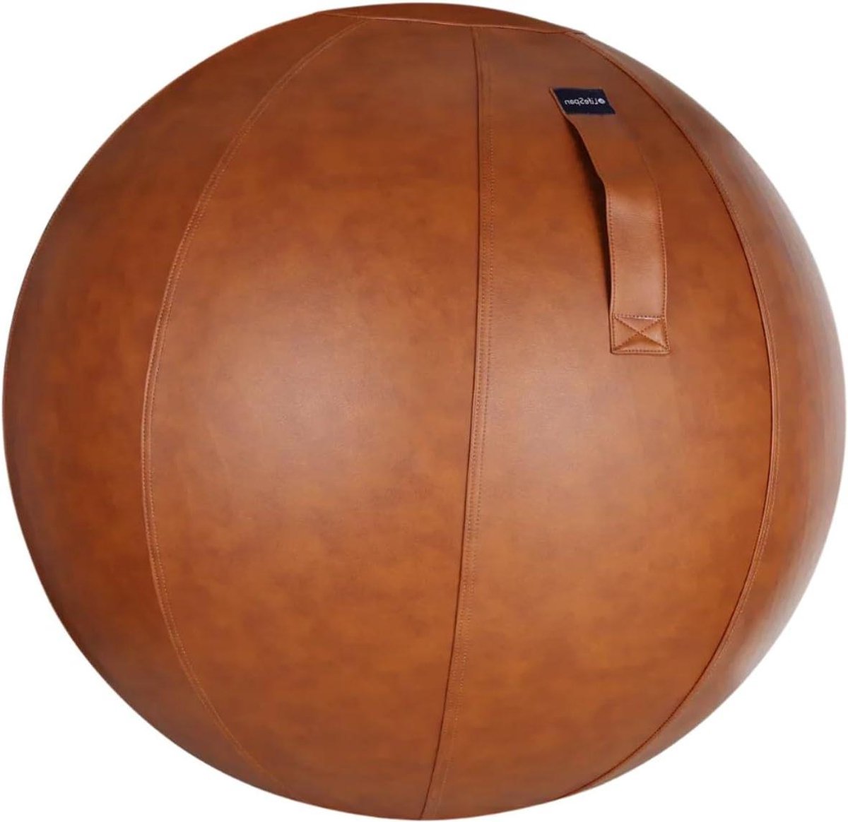 Fitness Bal - Zitbal Yoga Bal - Actief Zitten - Ergonomische Werkpositie - 63 cm - Oranje