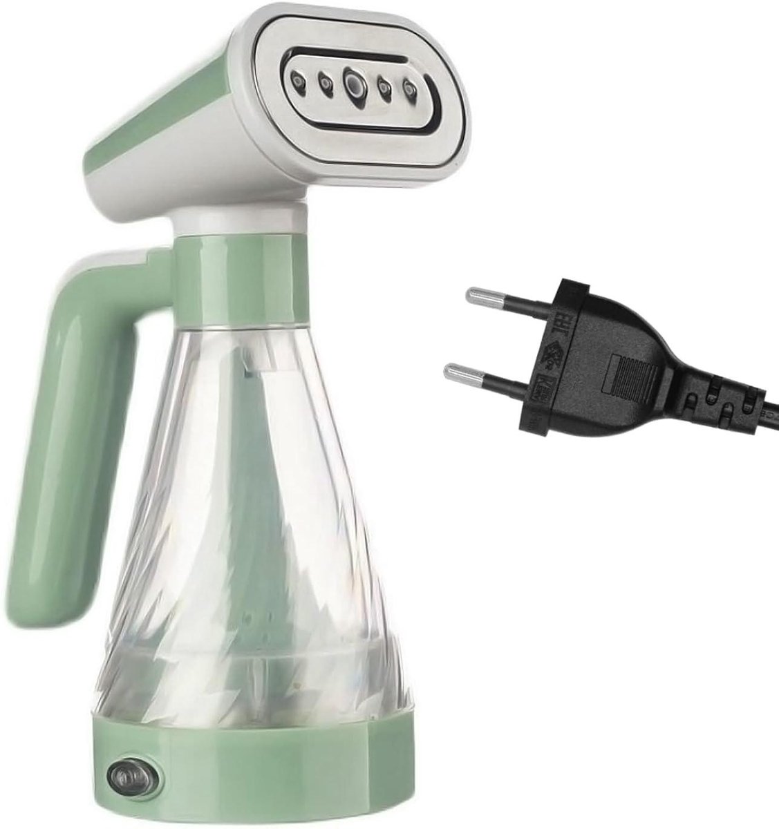 Stoomstrijkijzer - Reisstrijkijzer Handstomer - Kreukels Verwijderen - Snelle Opwarming - 100 ml Tank - Groen