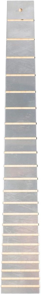 Gitaar Fret Liniaal - String Action Gauge - Gitaar Reparatie - Aluminium en Hout - 46 cm - Niet gespecificeerd