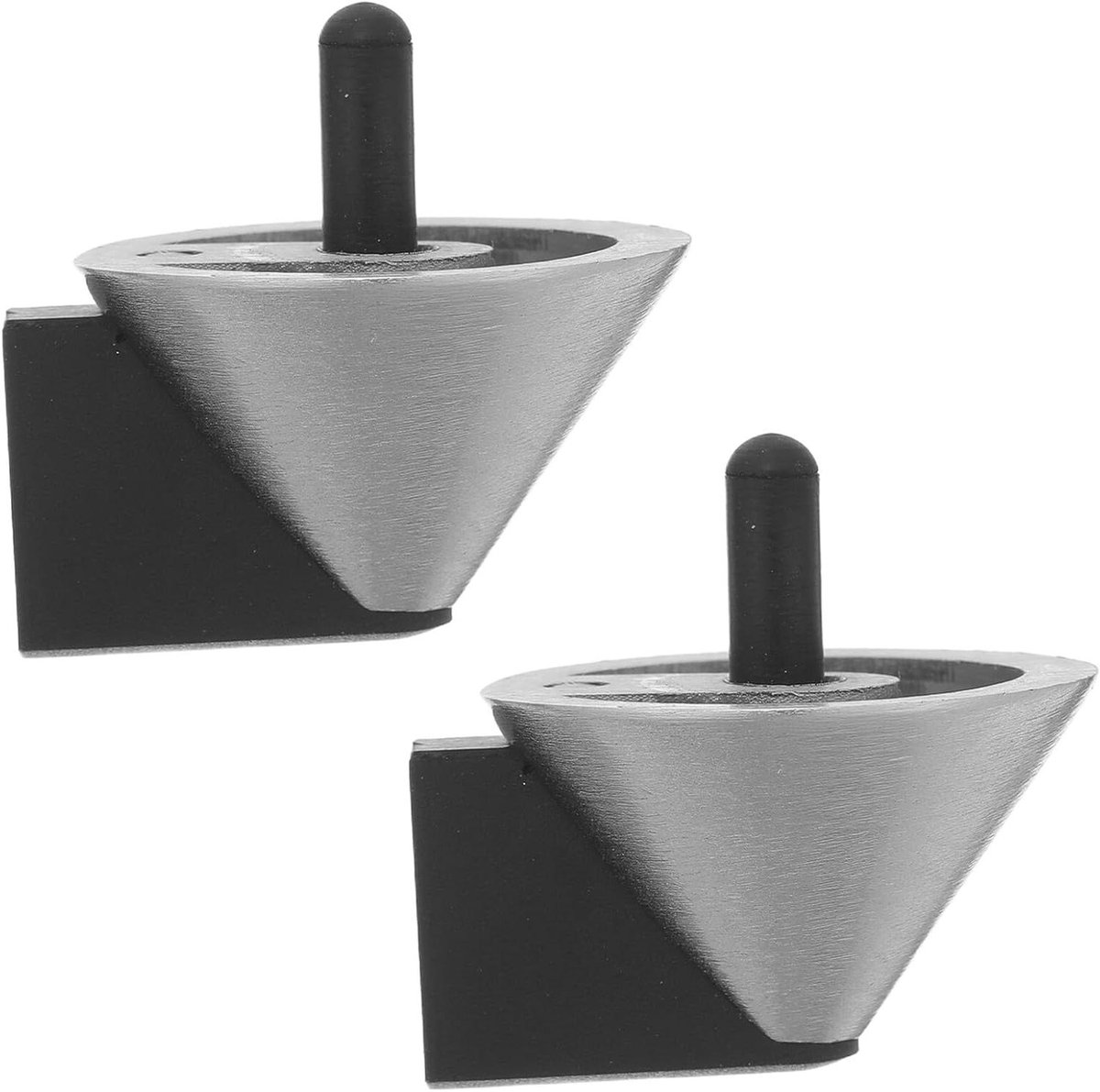 Deurstopper Set - Muurbeschermer Deur - Muren Beschermen - Moderne Zinklegering - 4.5x4.5x4.2cm - Multicolor