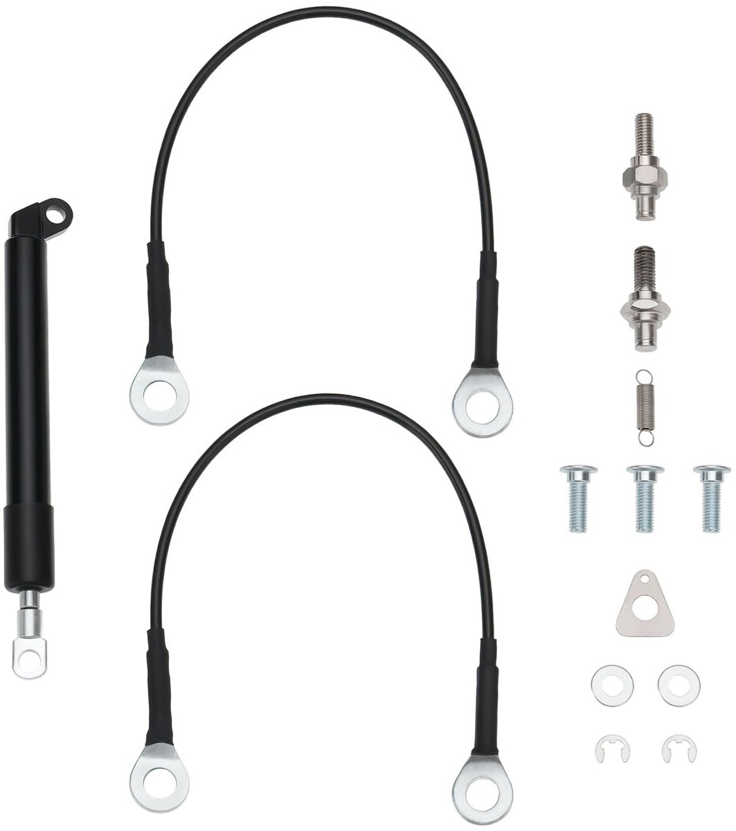 Dailygoods- Gasspring Achterklep Assist - Schokdempers - Ondersteuning - Eenvoudige installatie - Duurzaam metaal - Compatibel met Isuzu D-MAX 2012-2019 - Schokdemper