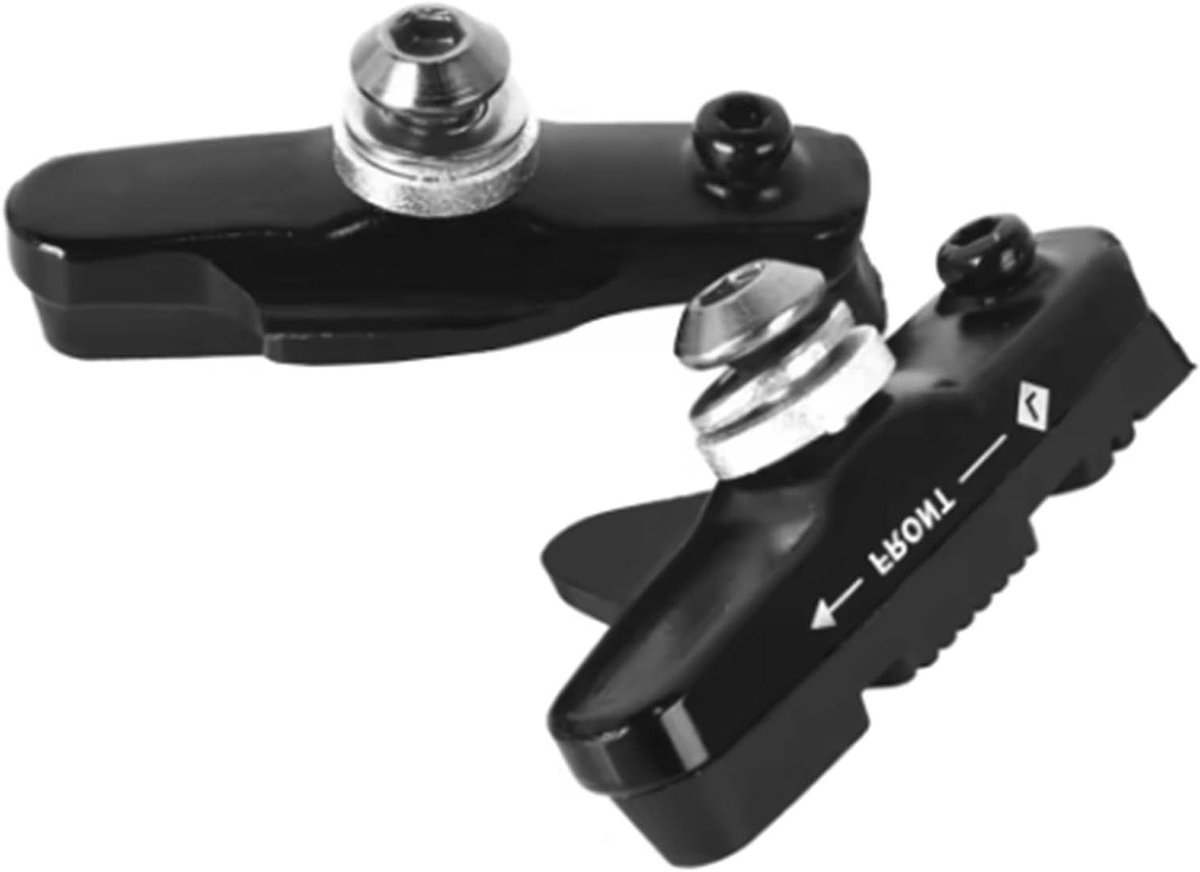 Fietsrem Set - Remklauw - Veilig Fietsen - Aluminiumlegering - Universele Maat - Zwart