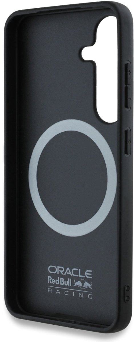 Red Bull Hoesje Van Leer Met Mesh-Design En Reliëf Van De Stier Voor Samsung Galaxy S25, Geschikt Voor Magsafe. van Red Bull — afbeelding 4