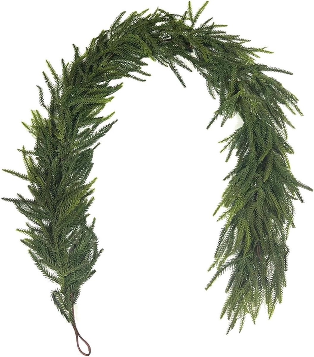 Kerstslinger - Decoratie slinger - Feestelijke decoratie - Herbruikbaar pvc materiaal - Niet gespecificeerd - Groen
