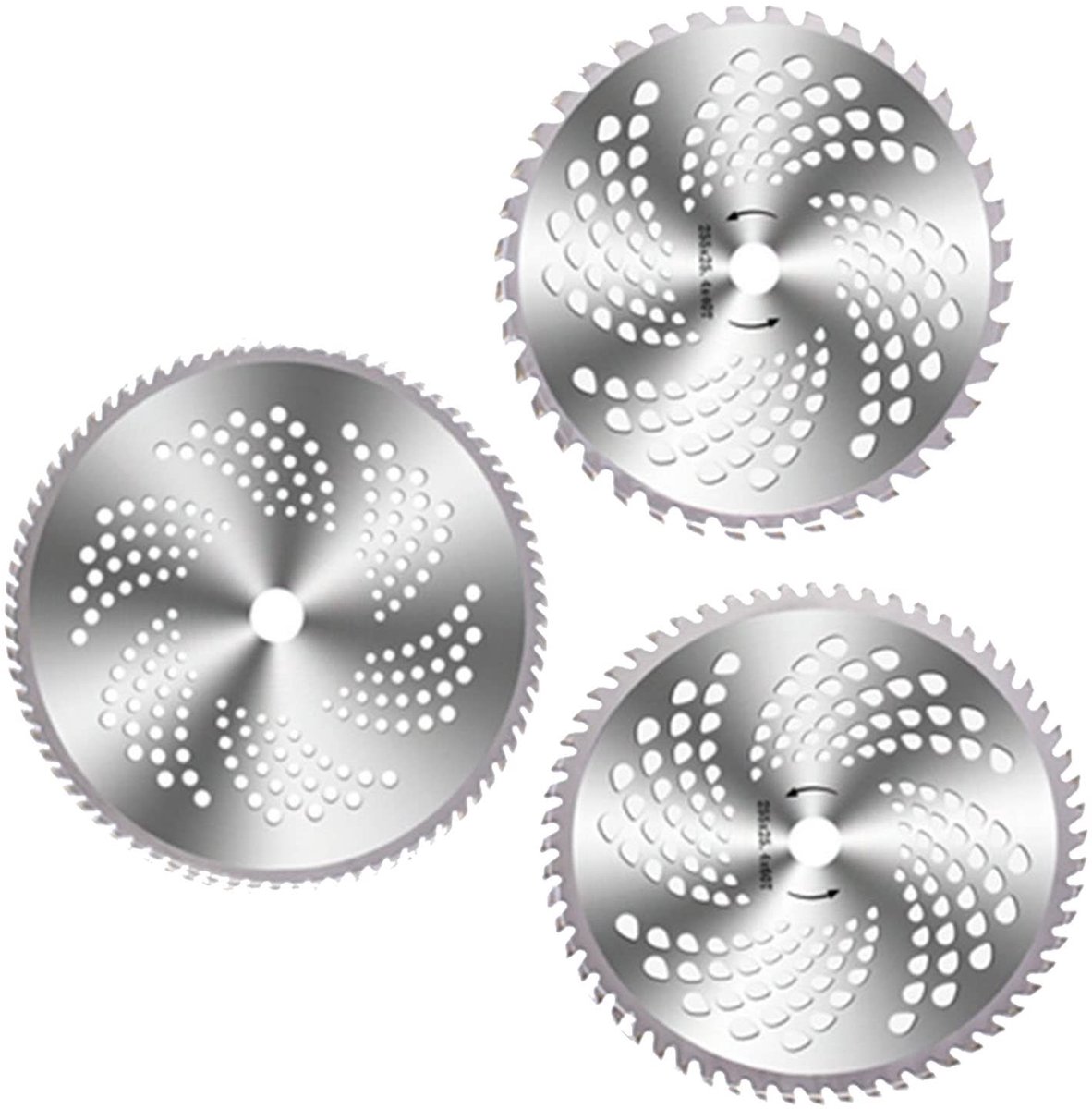 Dailygoods- Zaagbladen Set 3-delig - Gelegeerd Staal - Wolfraamcarbide Tanden - Slijtvaste Snijbladen - Tuinonderhoud - Geschikt voor Hout en Struiken - Zaagblad