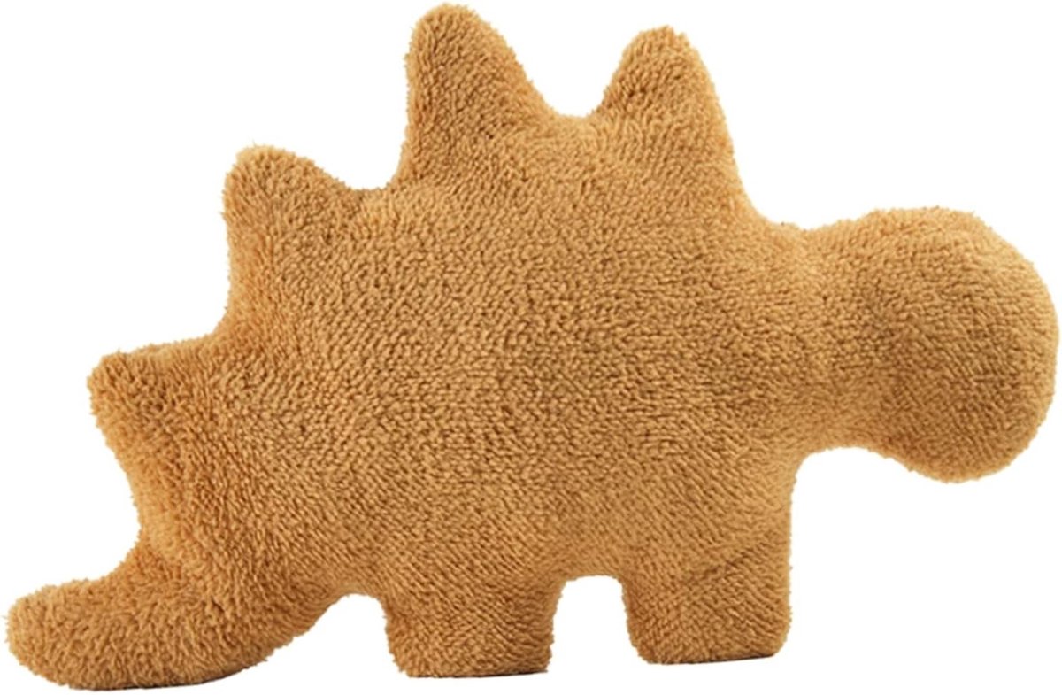 Zachte Dino Nugget Kussen voor Kinderen - Pluche Stegosaurus Kussen als Verjaardagscadeau voor Jongens en Meisjes, Perfect voor Slaapkamerdecoratie en Speelplezier