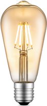 Home Sweet Home - Edison Vintage E27 source lumineuse LED filament Drop - Ambre - 6.4/6.4/14cm - ST64 Deco - Retro LED lampe - Dimmable - 4W 330lm 2700K - lumière blanc chaud - pour les douilles E27