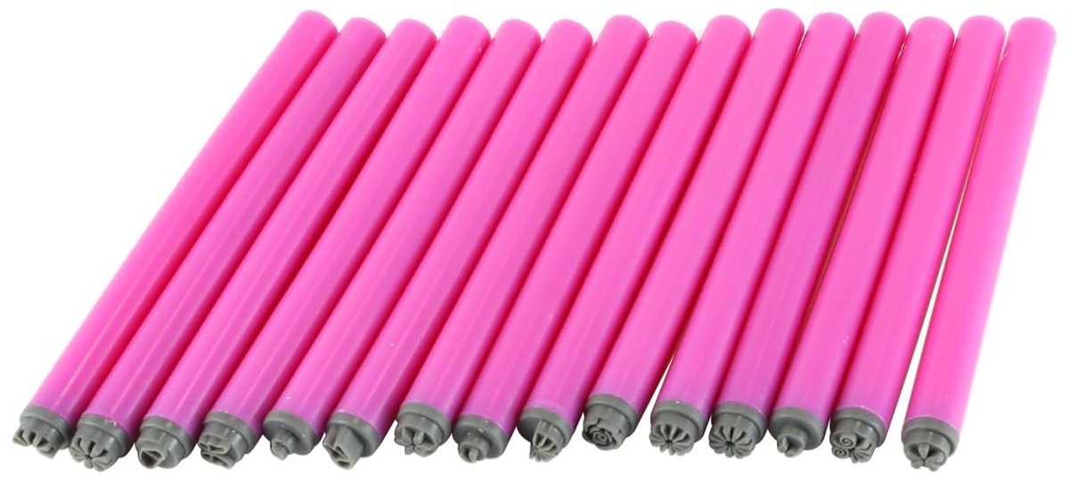 Dailygoods - 15 Stuks Nail Art Stempelpennenset voor Creatieve Manicure