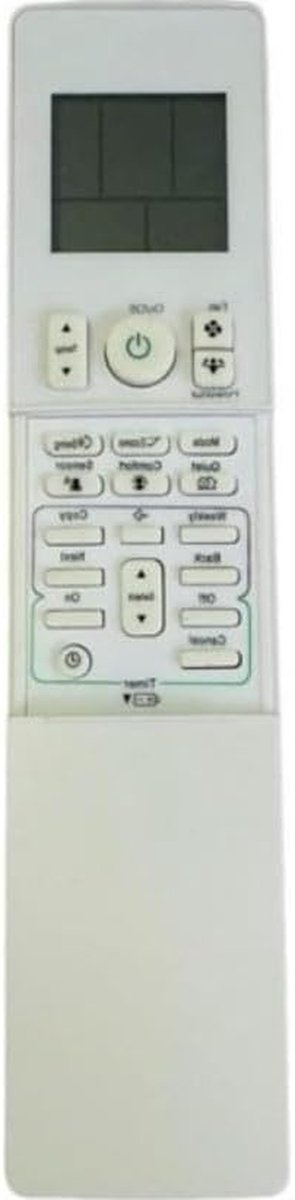 Afstandsbediening Airconditioner - Universele Afstandsbediening - Airco Bediening - Vervangende Afstandsbediening - Niet gespecificeerd - Zwart