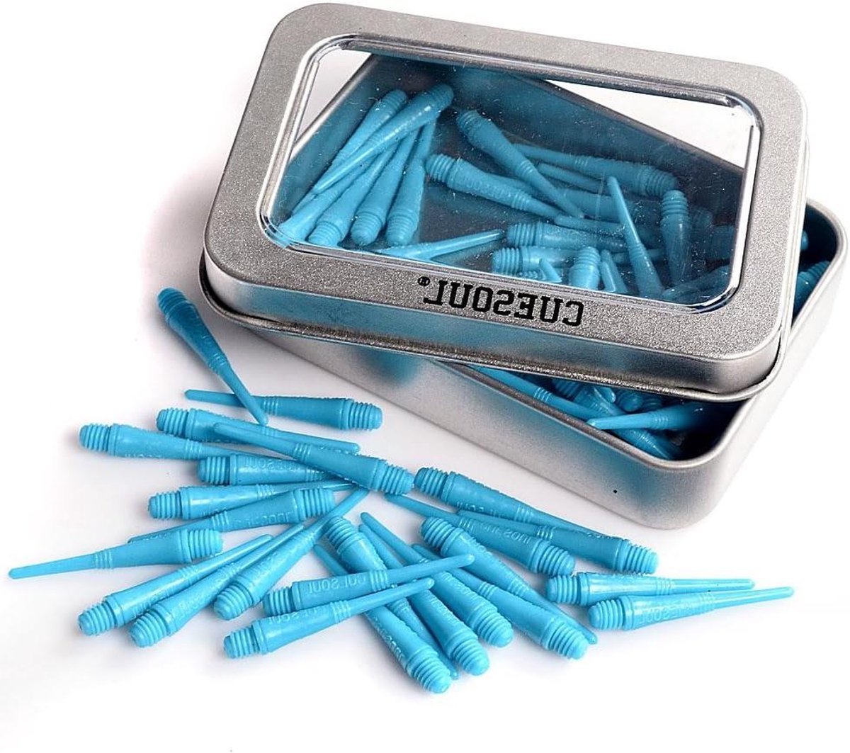 Dartpunten - Zachte Punten - Darts Spelen - 2BA Schroefdraad - 100 Stuks - Blauw