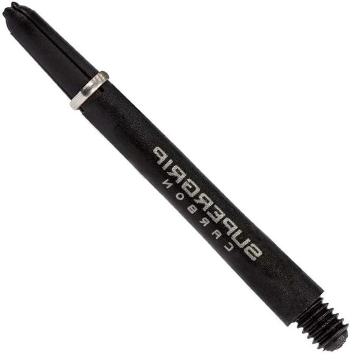 Carbon Shafts - Dart Accessoires - Precisie Werpen - Super Grip Ontwerp - One Size - Zwart/Zilver