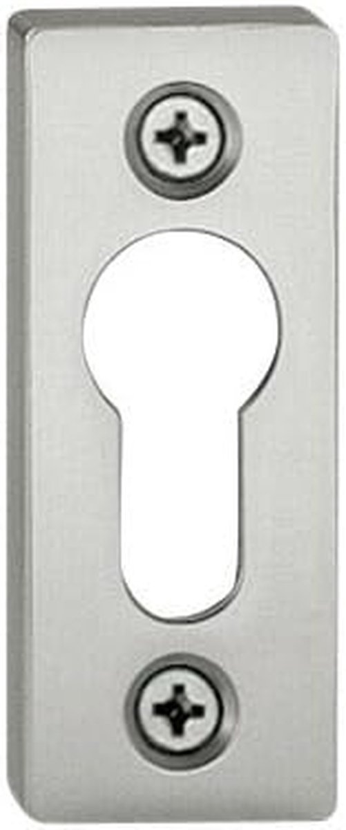 Deurbeslag Rosette - Rozet Cilinder - Deuren Beveiligen - Aluminium F1 Natuurlijk - H.67 mm B.30 mm - Aluminiumkleurig