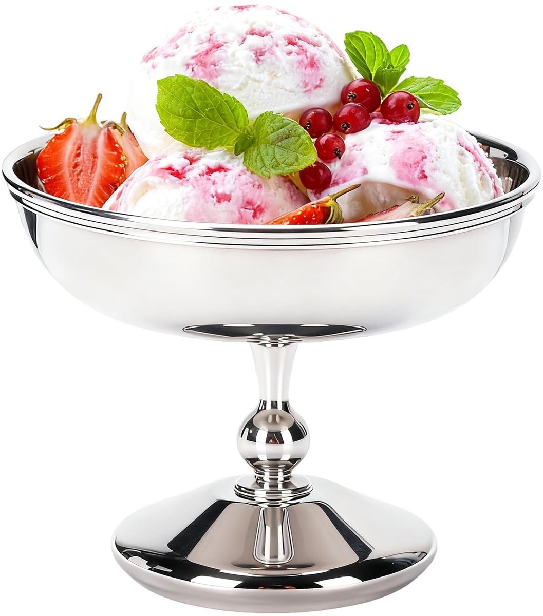 roestvrij staal serveerschalen dessertkommen sauskommen yoghurt snack snoepbekers voor salade fruitpudding feest (#1)