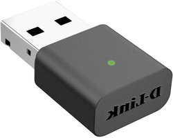 WLAN USB Adapter - Wifi Dongle - Internet Verbinding - Compact Nano Formaat - 300 Mbit/s - Zwart
