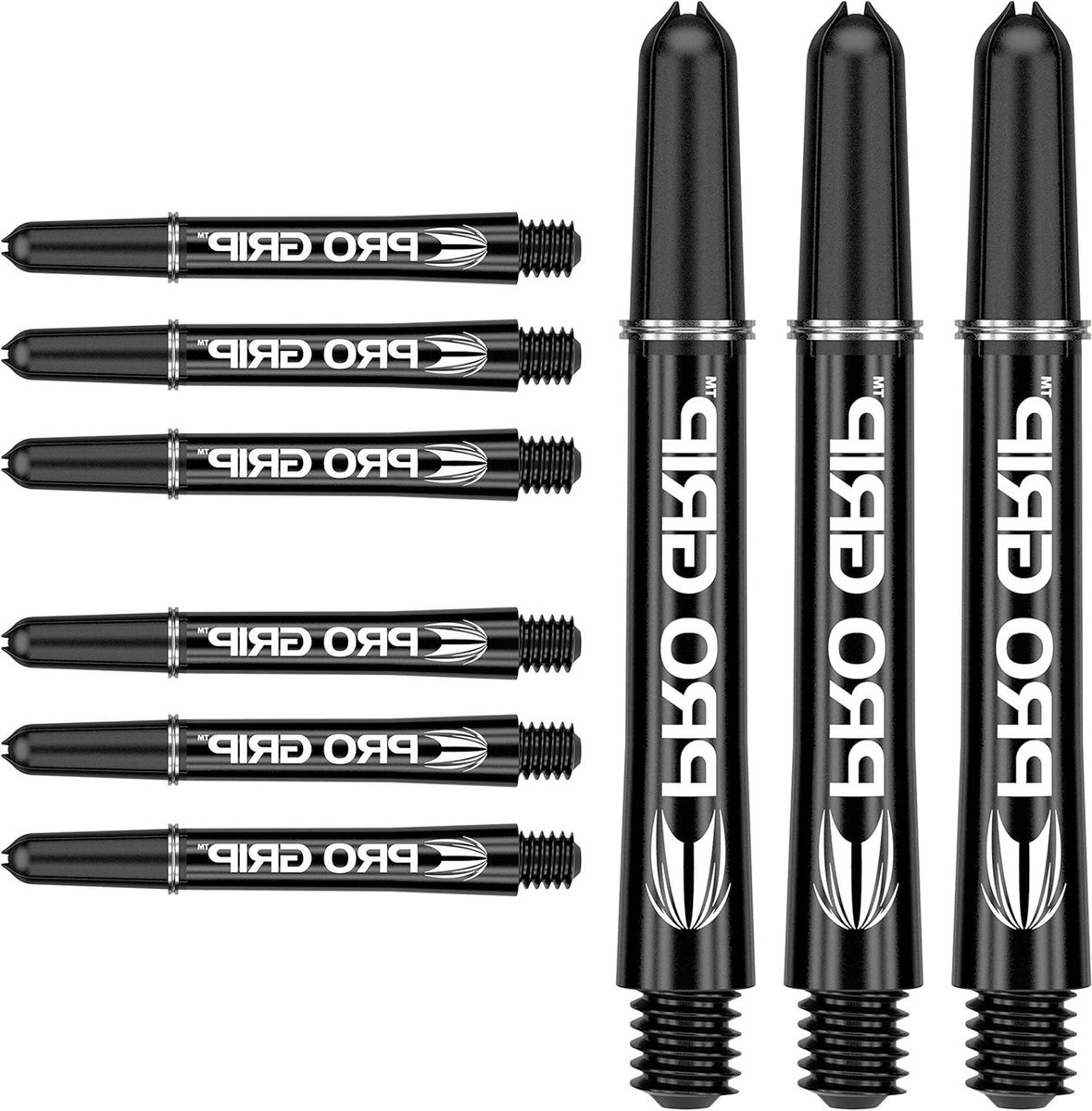 Dart Accessoires Set - Dart Onderdelen - Precisie Werpen - Stevige Grip - 12 x 8 cm - Zwart