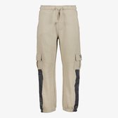 Unsigned jongens cargo joggingbroek beige - Maat 110/116 - Sweatpants