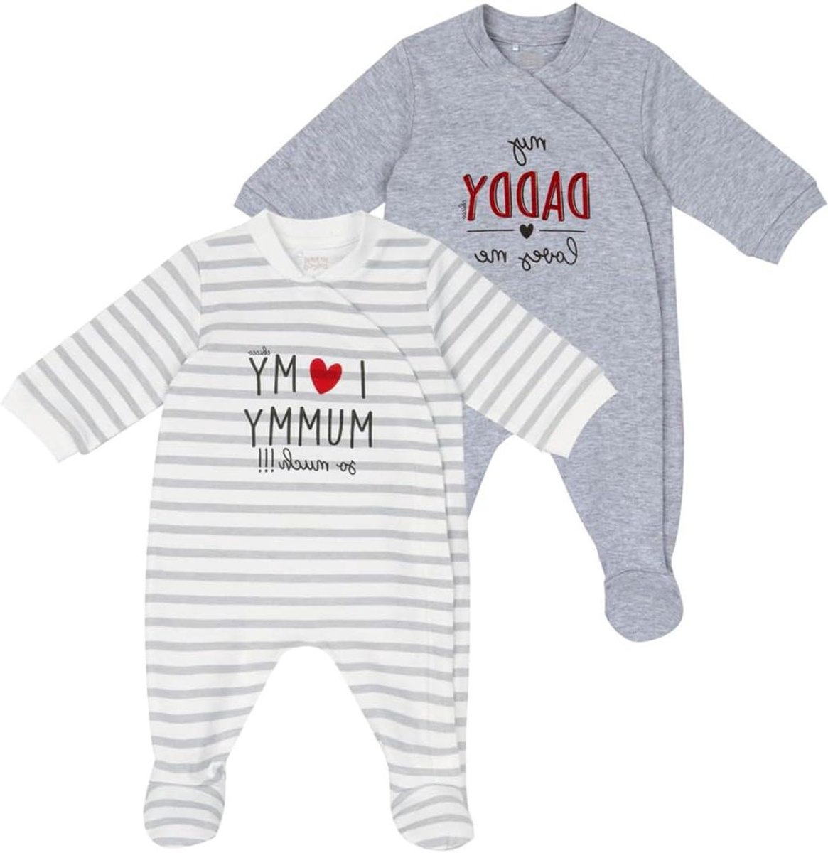 Baby Rompers Set - Babykleding Pakket - Comfortabele Babykleding - Twee Stuks - 0-24 Maanden - Unisex Baby