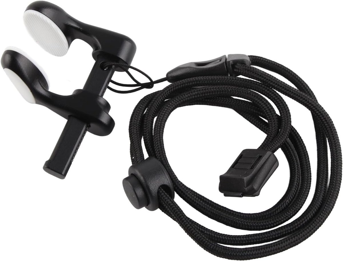 Antislip neusclip voor freediving en competitief zwemmen - Oordruk egalisatie en waterdichte trainingsuitrusting in zwart, blauw en zilver voor optimale prestaties