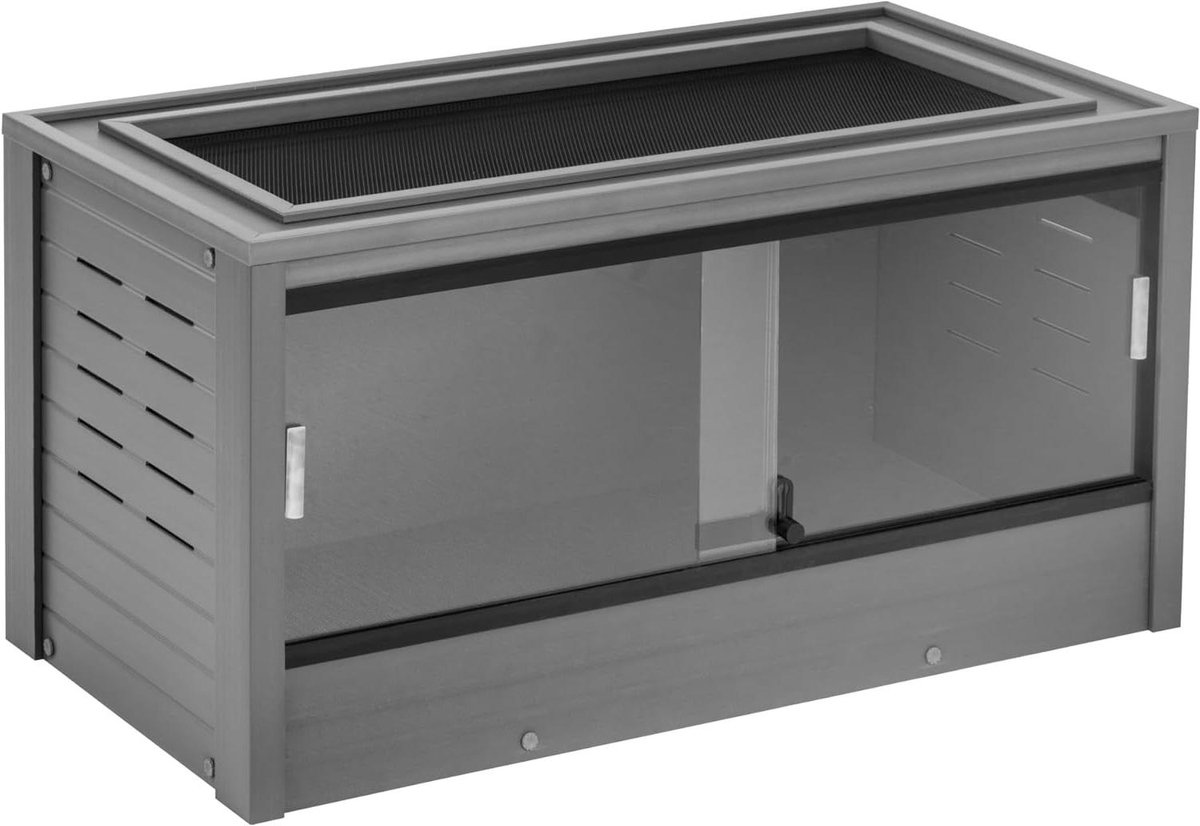 Reptielen Habitat Lounge - Terrarium Verblijf - Huisdier Huisvesting - Vochtbestendig ECOFLEX - 9144 x 461 x 462 cm - Grijs