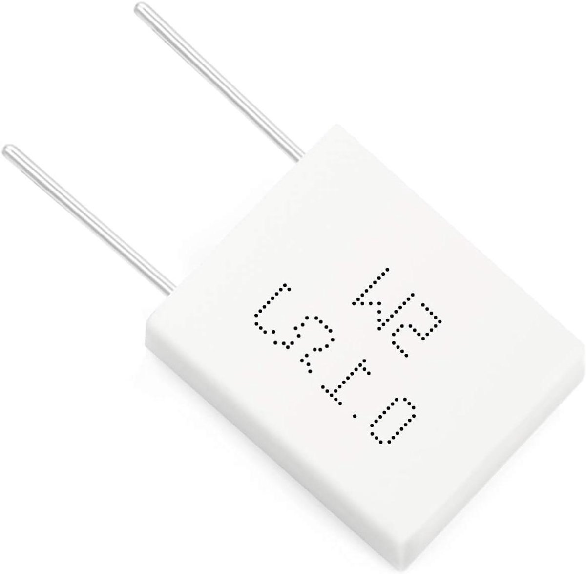 Cement Weerstand - Draadgewonden Weerstand - Schakel Circuits - Niet-ontvlambaar Materiaal - 5W 0.1 Ohm - Wit
