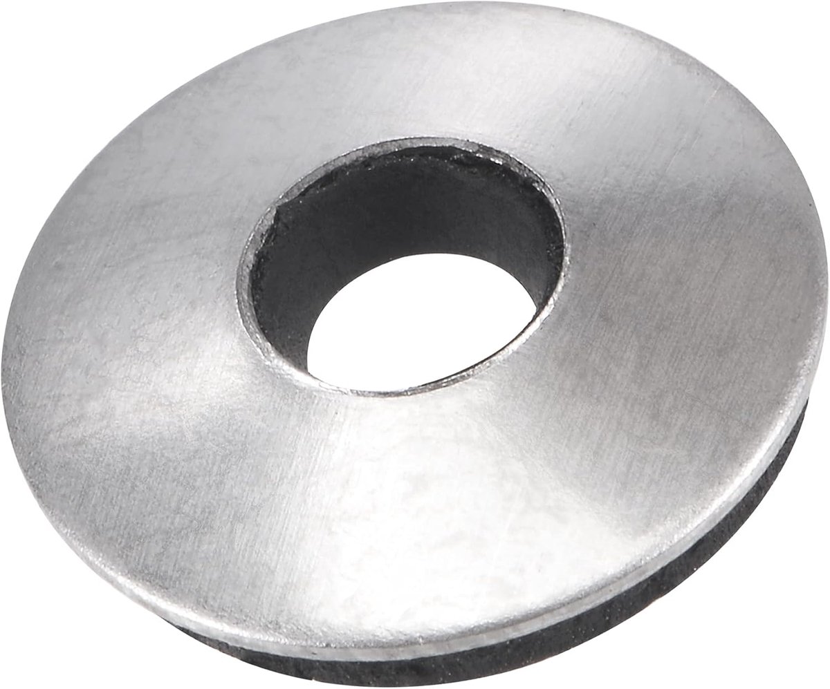 sourcing map EPDM Afdichtringen, sluitringen, M5,5, roestvrij staal, sluitringen, carrosserieringen voor schroeven, spenglerschroeven (M5,5 x 16 mm)